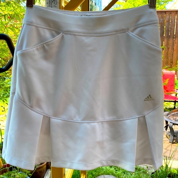 adidas Pants - ADIDAS white skort